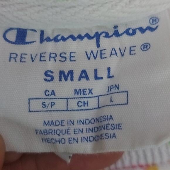 Champion X Susan Alexandra UO Reverse Weave All Over Print Sweatshirt S Casual - Picture 7 of 8